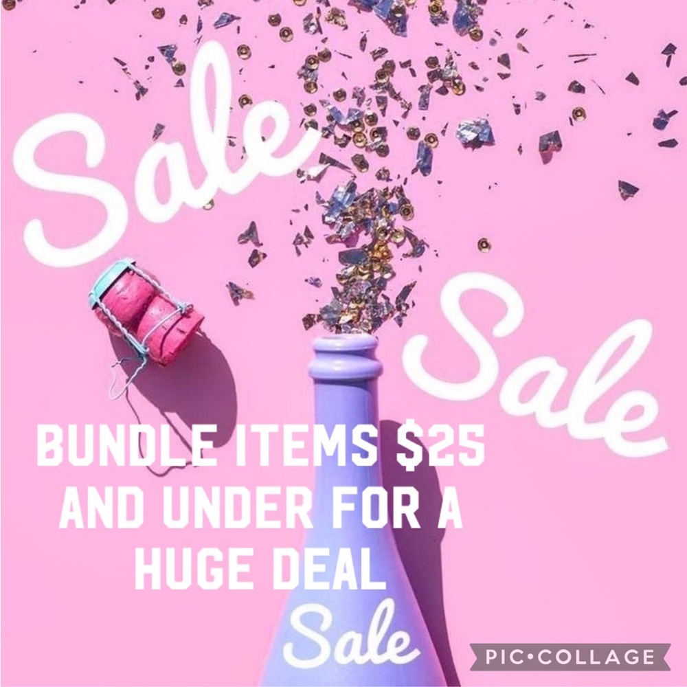 Bundle items $25 and under for a huge deal